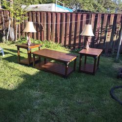 End Tables and Center Table