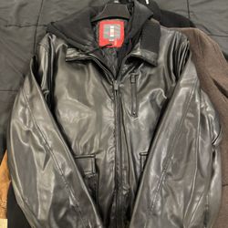 Brown Jacket W Hood