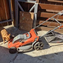 Electric Black & Decker Lawn Mower.