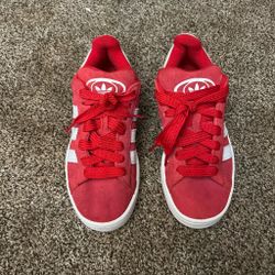 Adidas Campus Sneakers Red Suede