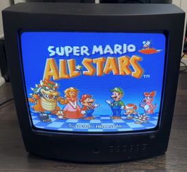 GE 13GP241 13” CRT TV Retro Gaming w/ Original Remote