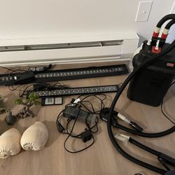 Aquarium Filter And Light 