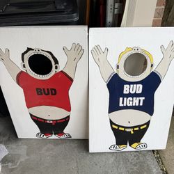 Budweiser and Bud Light 3x2’ Cornhole Boards!