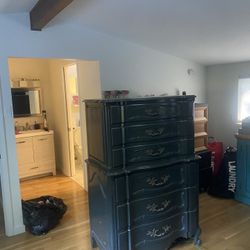 6 Drawer vintage tall Dresser