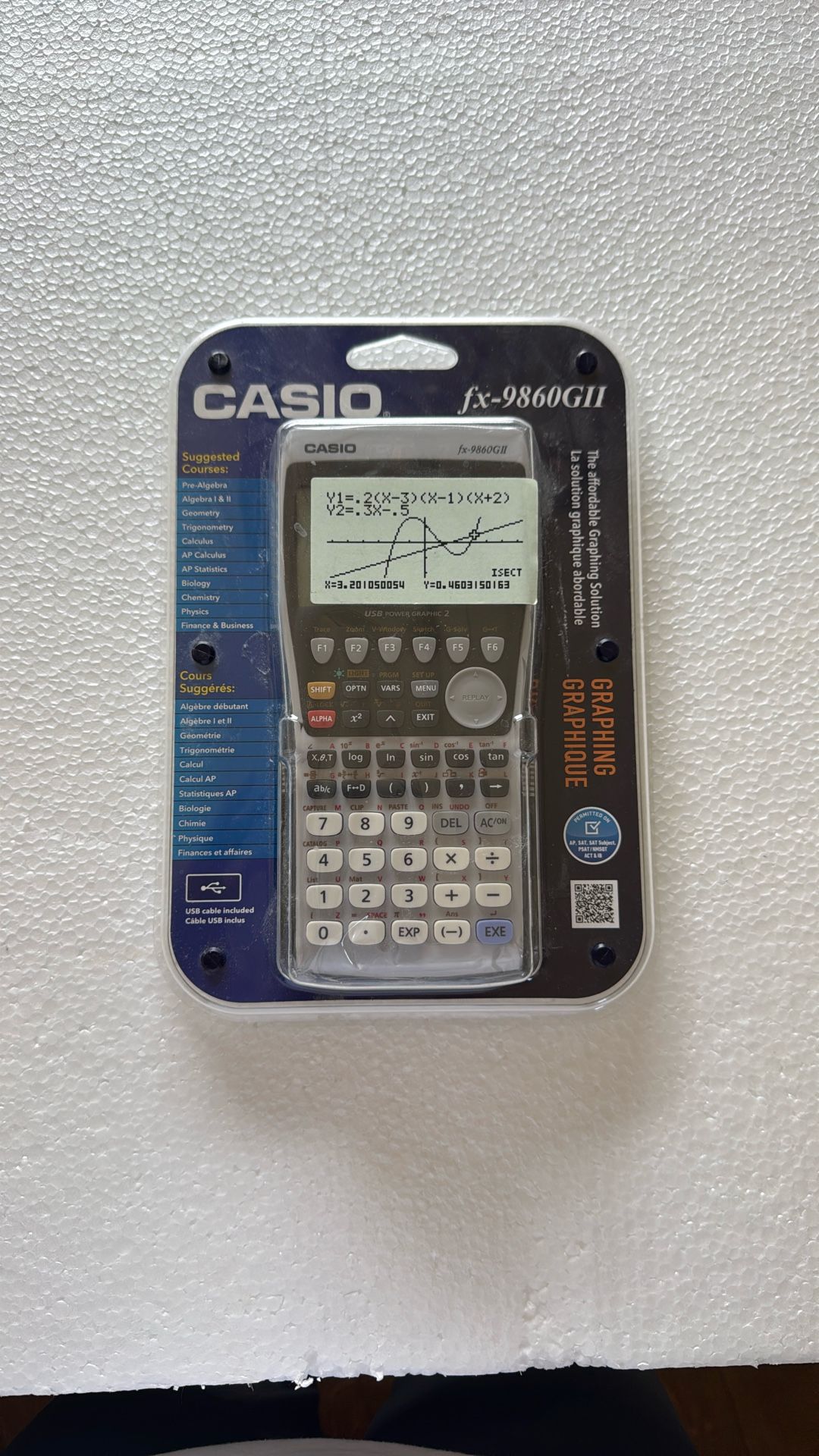CASIO fx-9860GII Graphic Calculator