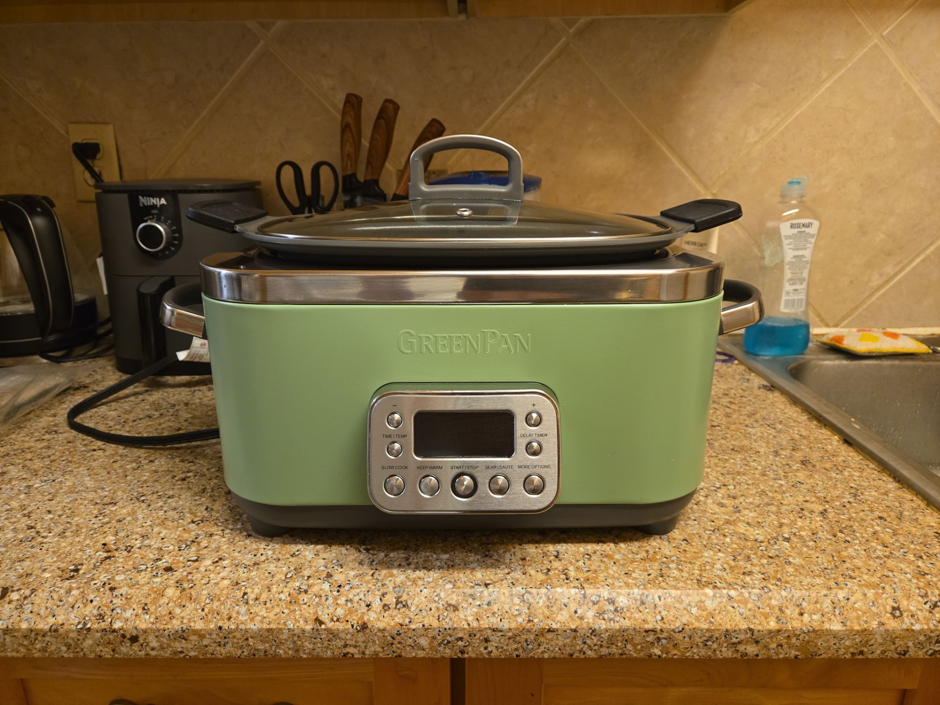 GreenPan Elite 14-in-1 Nonstick 6QT Electric Slow Cooker