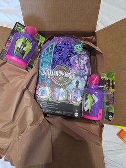 New Monster High Skulltimate Secrets And Mini Potion Bottles Surprise Christmas Gifts Dolls Toys NIB
