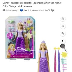 Disney Princess Rapunzel Color Changing Hair Doll 