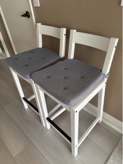 IKEA NORDVIKEN Bar stool with backrest, counter height/white,