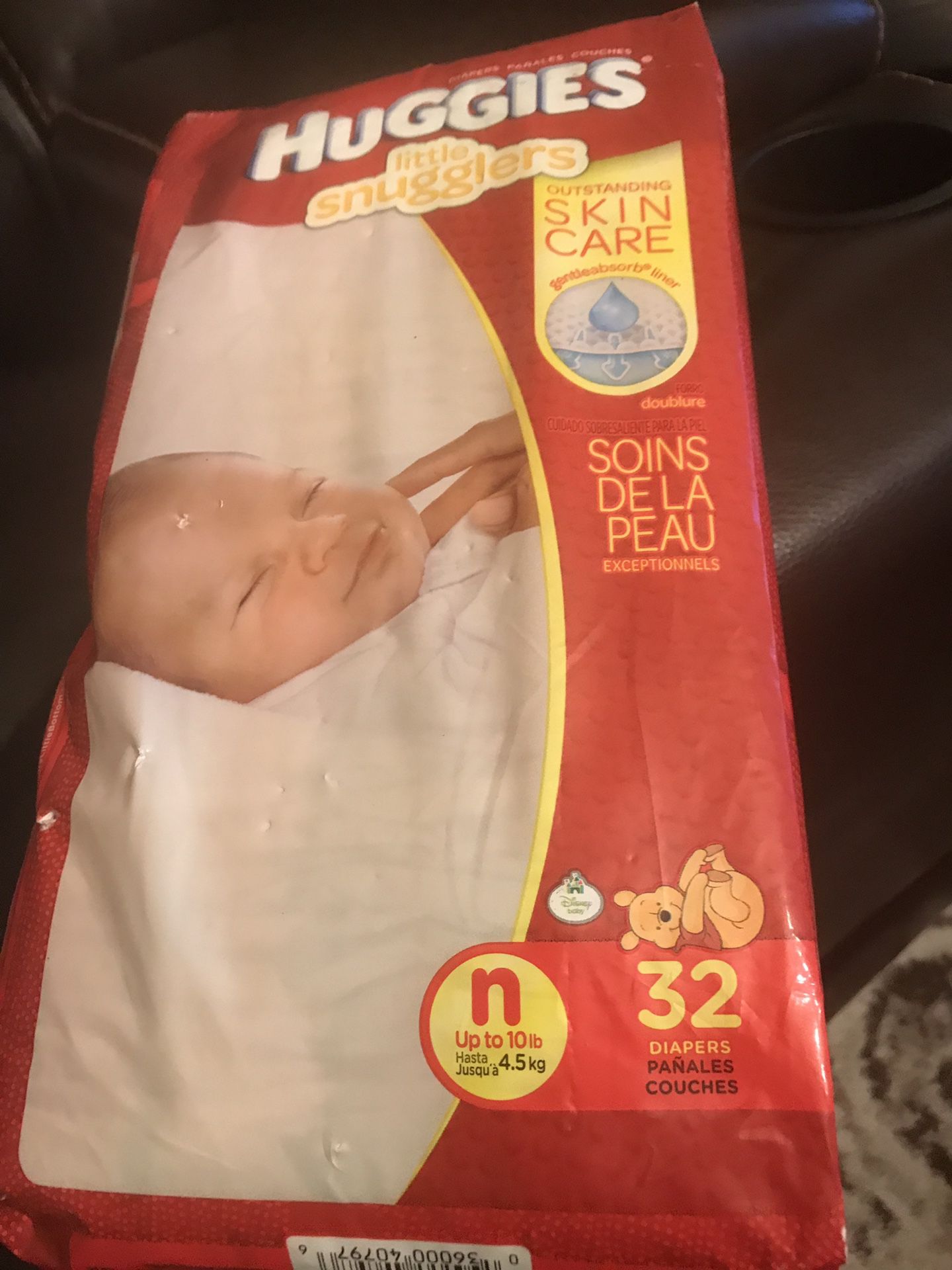 Huggies diapers size N -32pcs