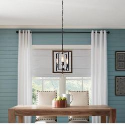 Palermo Grove 14 in. 3-Light Gilded Iron Pendant