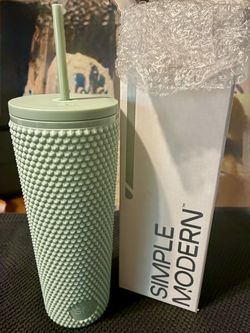 Simple Modern Studded Tumbler with Straw