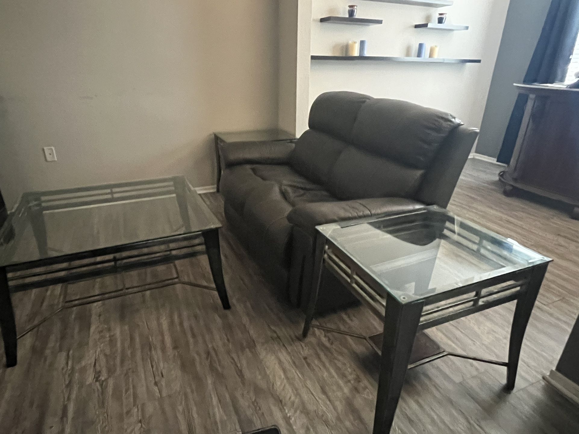 Glass Table set first or living room