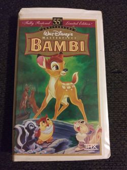 Bambi 55th anniversary vhs