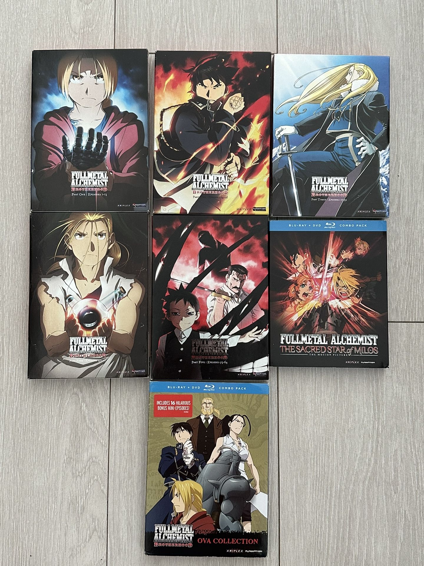 Fullmetal Alchemist brotherhood DVD Full Series