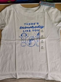 Cat & Jack "There's Snowbody Like You" Toddler Tee – Size 3T