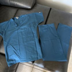 Unisex Caribbean Blue Scrubs