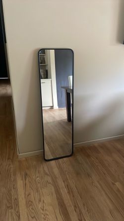 Long bronze metal mirror