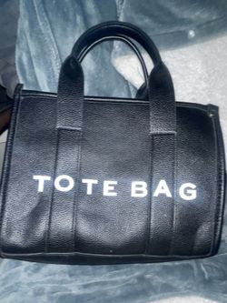 Black Medium Tote Bag