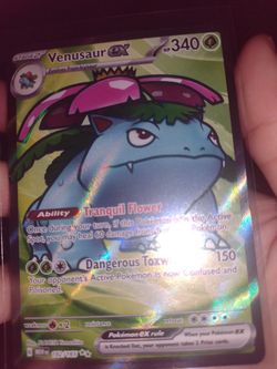 Venusaur Ex Full Art . NM Condition