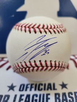 Gleyber Torres signed baseball