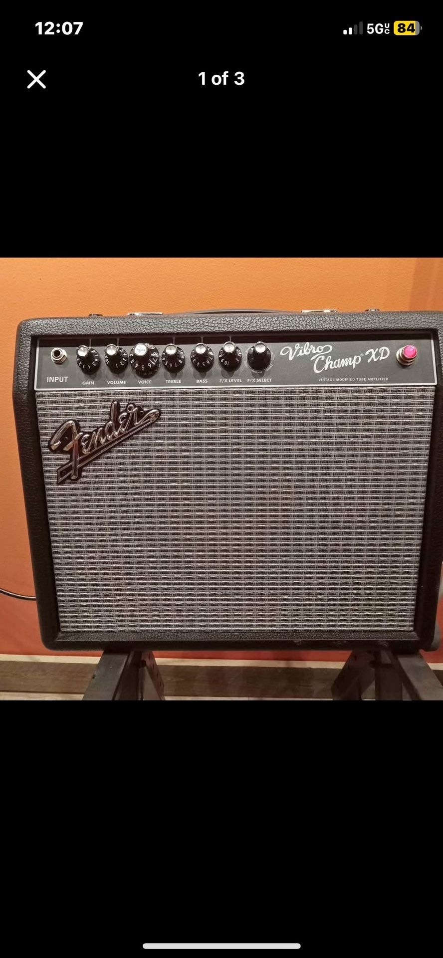 Fender Vibro Champ XD Tube Amplifier 