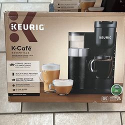 Keurig K-Café Essentials Single Serve K-Cup Pod Coffee Maker, Black