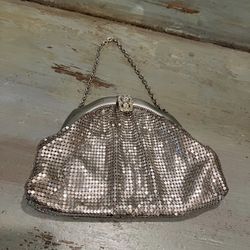 Vintage Whiting & David Metal Mesh Purse Can Ship! 