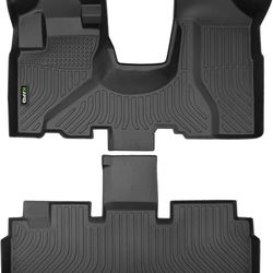 orealtrend Black Floor Mats Liners Replacement for Honda CRV CR-V 2002-2006 Heavy Duty All Weather Guard Front and Rear Car Carpet-Custom Fit-Tough/Du