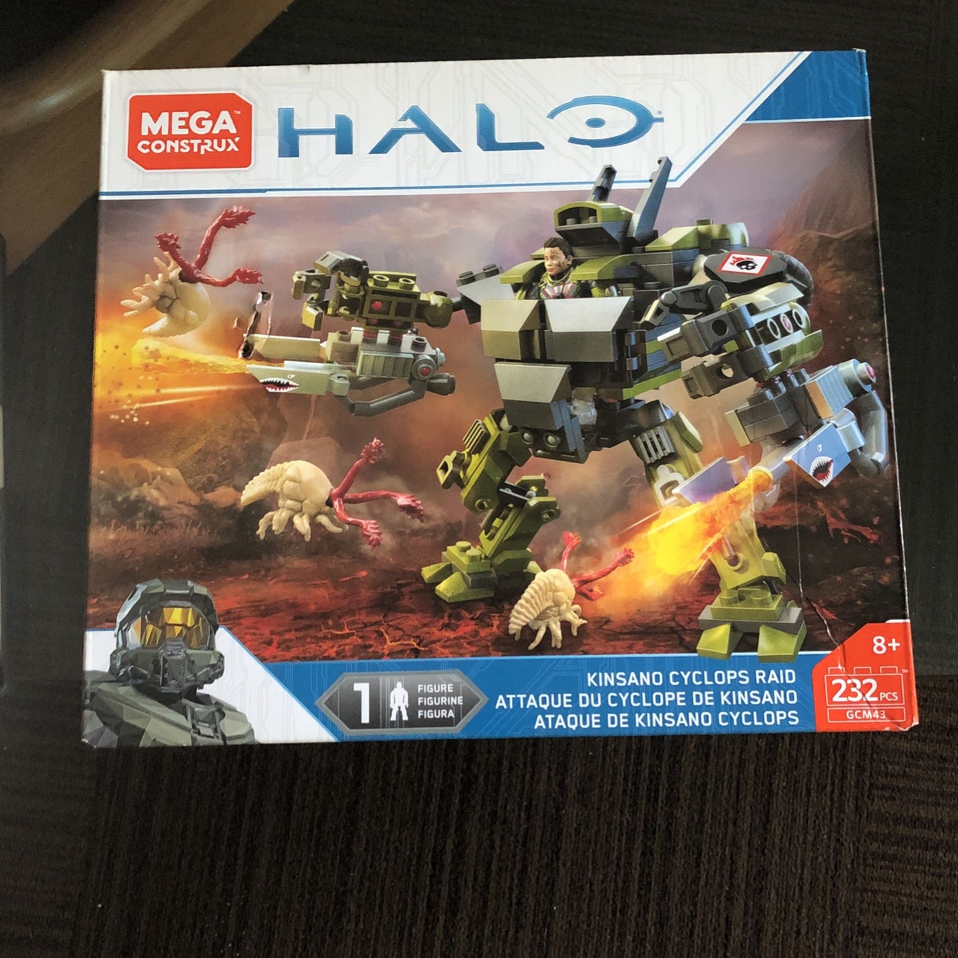 Halo Mega Construx Gcm43 Kinsano Cyclops Raid