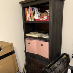 Barn Door Style Bookcase