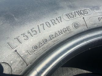 LT 315/70/17 BFGoodrich All-Terrain (4 Tires)