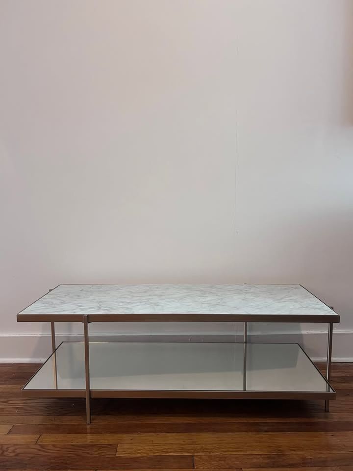West Elm Marble Coffee Table