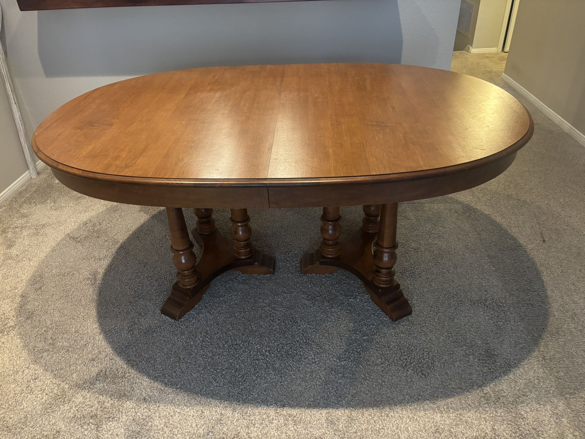 Solid Wood Dining Table And Chairs