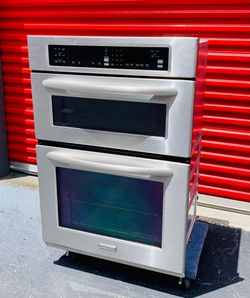 Microwave Oven Combo KitchenAid Stainless 30" Like New Electric