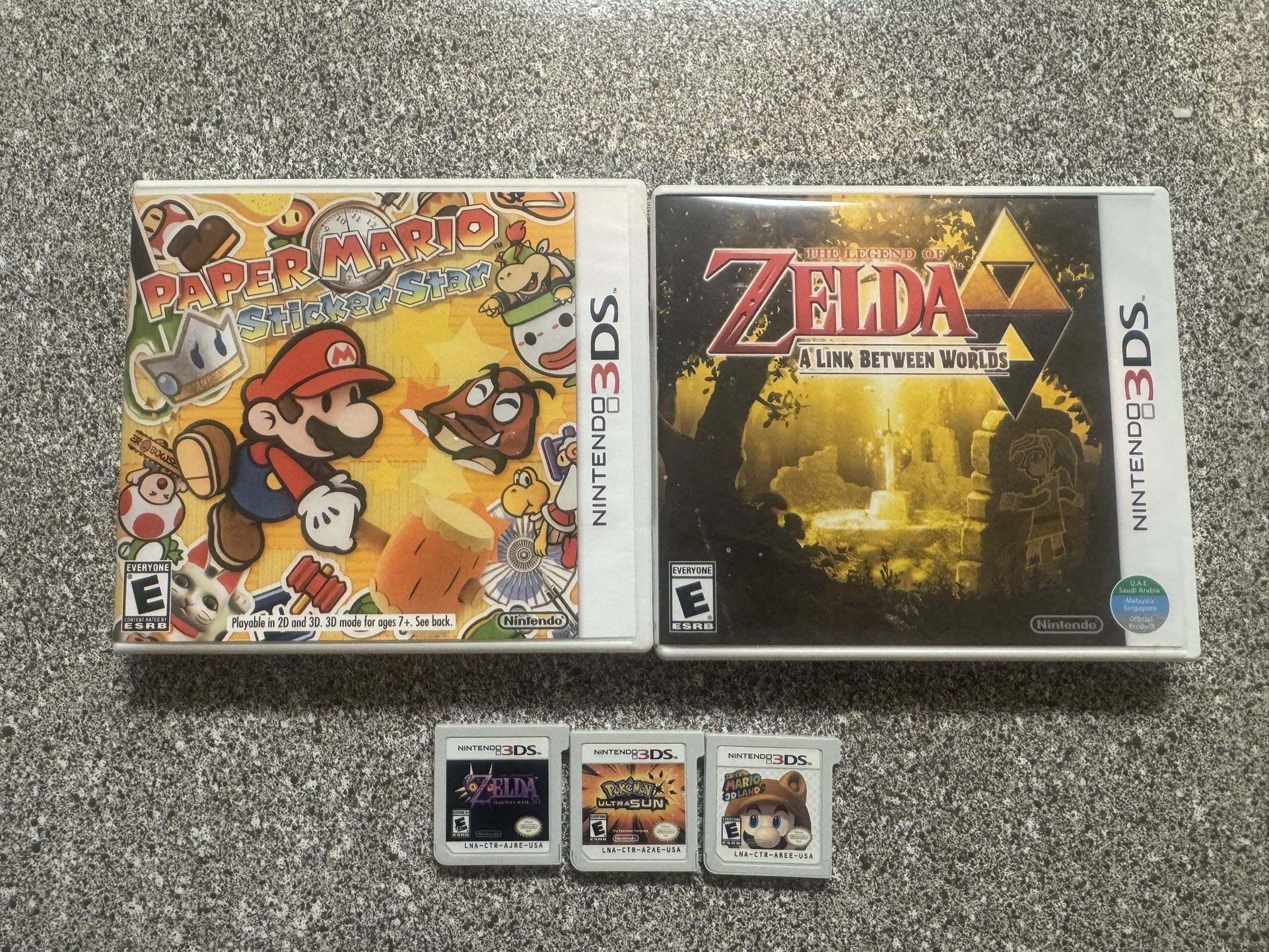 Nintendo 3ds Games Bundle Zelda , Mario , Pokemon