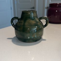 Handmade Green Ceramic Case