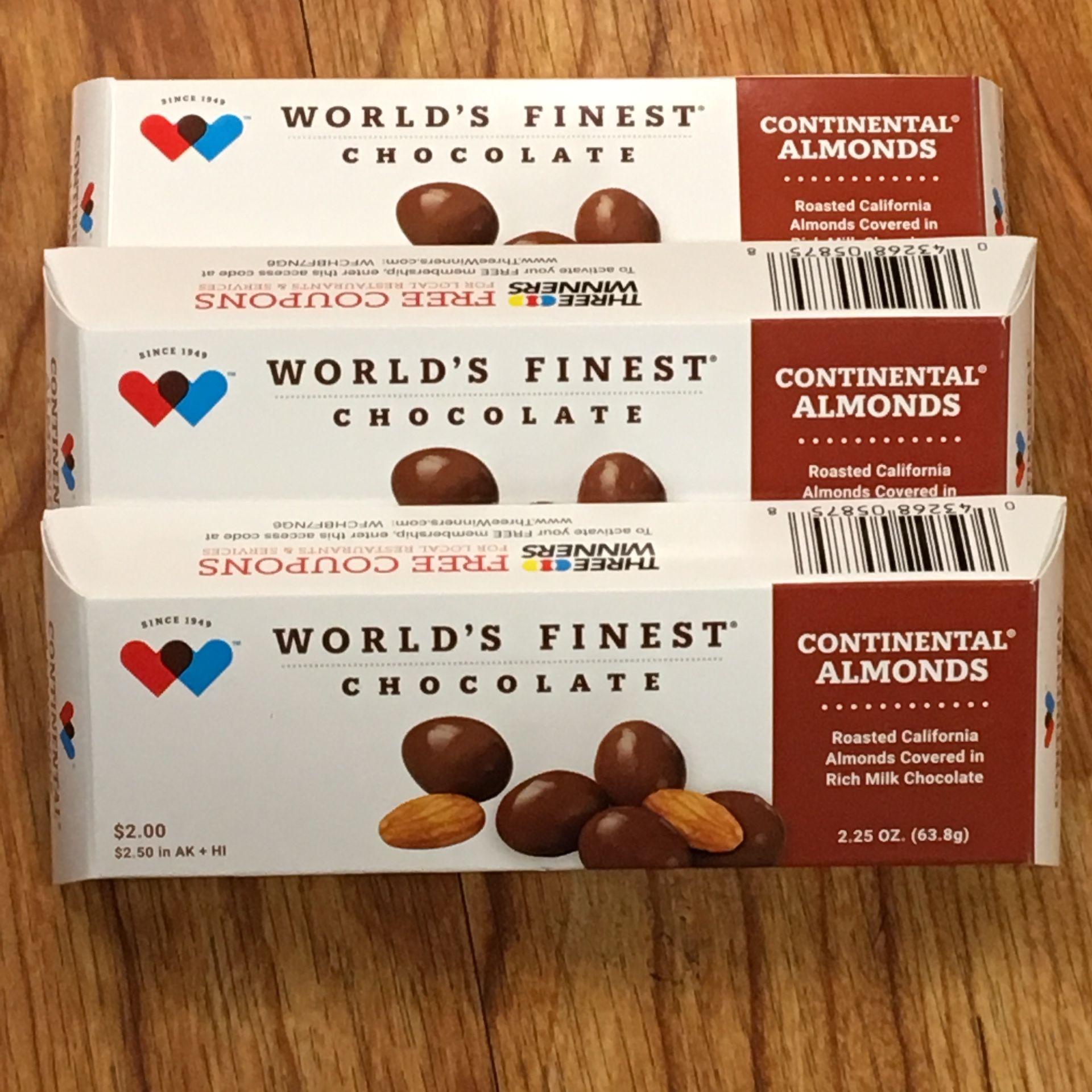 World’s Finest Chocolates Continental Almonds