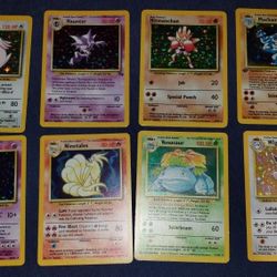 All holo pokemon cards out of #102 edition