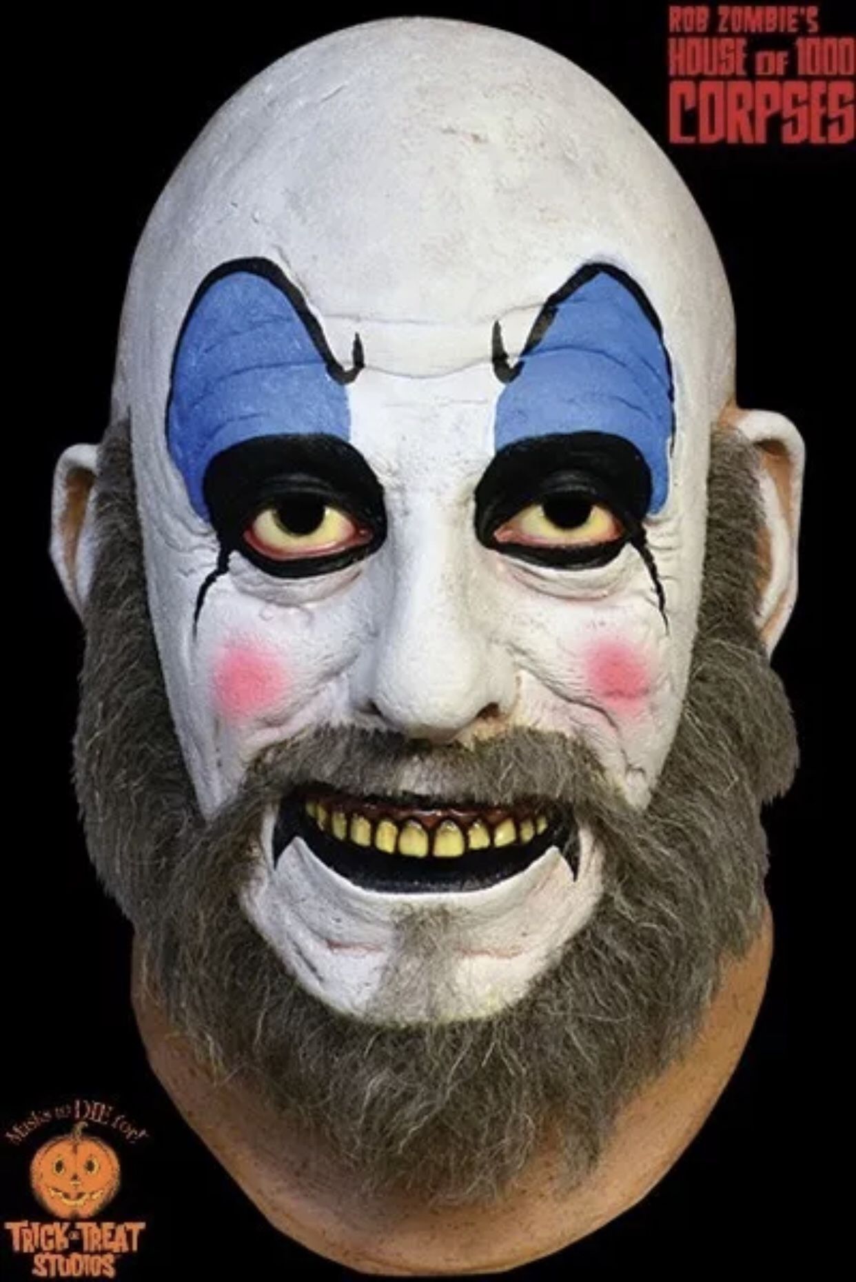 SIGNED - Captain Spaulding House of 1000 Corpses Halloween Mask - Trick or Treat Studios Costume