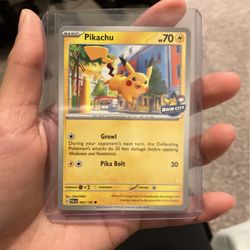 Pikachu Rain city Exclusive Pokemon card