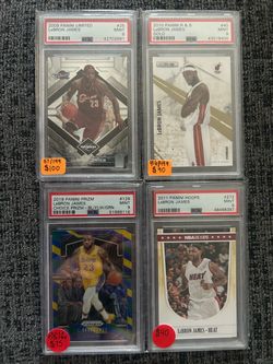 Lebron James numbered PSA 9