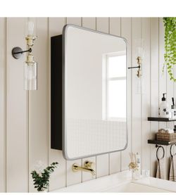 Medicine cabinet with mirror