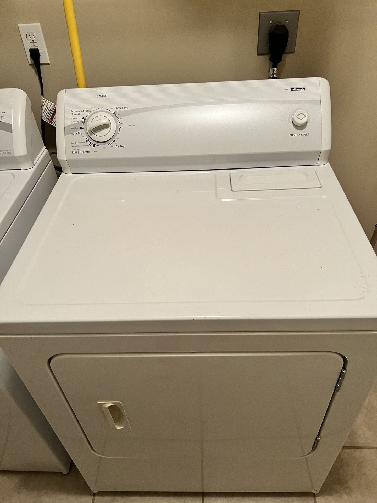 Kenmore 400 Washer Dryer Set