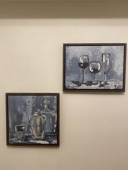 Paintings For Wine Or Liquor Bar Wall