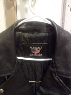 Allstate Leather Black Leather Jacket