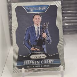 Stephen curry prizm mvp card