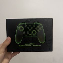 Macro wireless game controller for switch