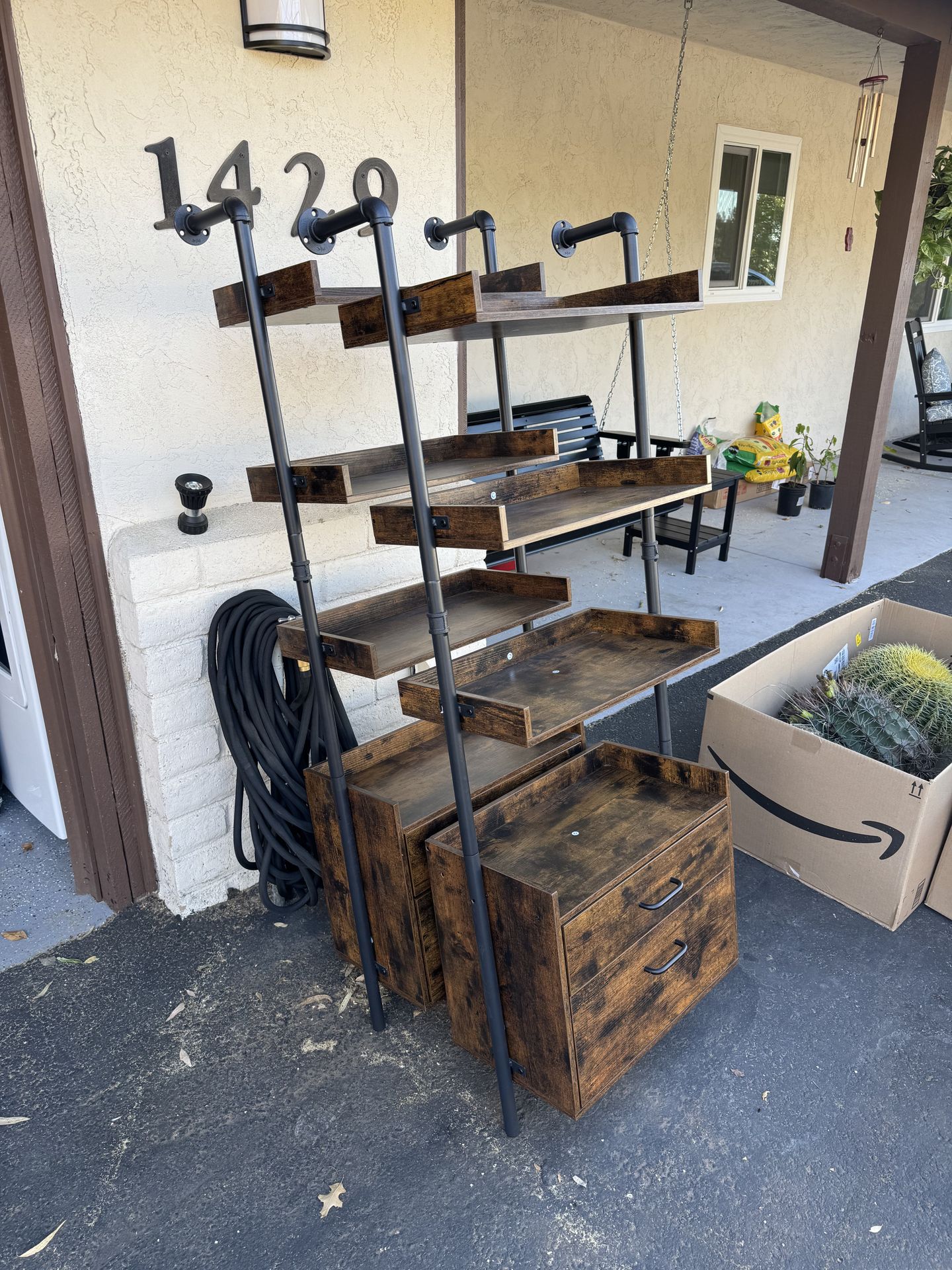 matching shelves