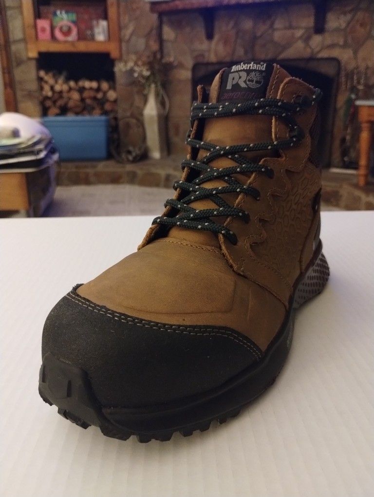 (Size--7.5) Like New, Timberland PRO Women's Reaxion Composite Toe, Waterproof, Model#: C-TIM-A219B
